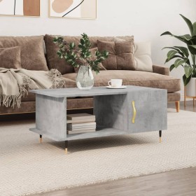 Concrete gray plywood coffee table 90x50x40 cm by vidaXL, Coffee table - Ref: Foro24-829472, Price: 42,99 €, Discount: %