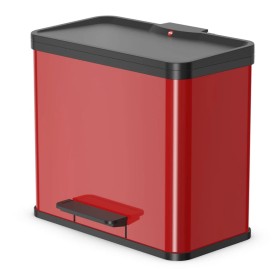 Hailo Oko Duo Plus pedal bucket size L 17+9 L red 0630-240 by Hailo, Garbage cans and trash cans - Ref: Foro24-415429, Price:...