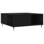 Mesa de centro madera contrachapada negro 80x80x36,5 cm de vidaXL, Mesas de centro - Ref: Foro24-830773, Precio: 72,09 €, Des...