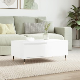 Plywood white glossy coffee table 90x50x36.5 cm by vidaXL, Coffee table - Ref: Foro24-830798, Price: 71,99 €, Discount: %