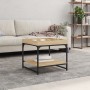 Sonoma oak engineered wood coffee table 49.5x49.5x45 cm by vidaXL, Coffee table - Ref: Foro24-832809, Price: 34,61 €, Discoun...