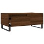 Mesa de centro madera contrachapada marrón roble 90x50x36,5 cm de vidaXL, Mesas de centro - Ref: Foro24-830819, Precio: 71,21...