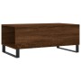 Mesa de centro madera contrachapada marrón roble 90x50x36,5 cm de vidaXL, Mesas de centro - Ref: Foro24-830819, Precio: 71,21...