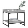 Mesa de centro madera de ingeniería gris Sonoma 49,5x49,5x45 cm de vidaXL, Mesas de centro - Ref: Foro24-832811, Precio: 35,6...