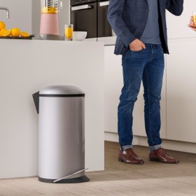 Hailo Harmony Pedal Bin Silver L 20L by Hailo, Garbage cans and trash cans - Ref: Foro24-434068, Price: 127,99 €, Discount: %