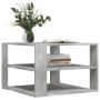 Mesa de centro madera ingeniería gris hormigón 59,5x59,5x40 cm de vidaXL, Mesas de centro - Ref: Foro24-834249, Precio: 43,96...