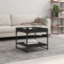 Black engineered wood coffee table 49.5x49.5x45 cm by vidaXL, Coffee table - Ref: Foro24-832808, Price: 35,61 €, Discount: %