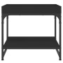 Mesa de centro madera de ingeniería negro 49,5x49,5x45 cm de vidaXL, Mesas de centro - Ref: Foro24-832808, Precio: 35,62 €, D...