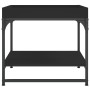 Mesa de centro madera de ingeniería negro 49,5x49,5x45 cm de vidaXL, Mesas de centro - Ref: Foro24-832808, Precio: 35,62 €, D...