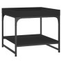 Mesa de centro madera de ingeniería negro 49,5x49,5x45 cm de vidaXL, Mesas de centro - Ref: Foro24-832808, Precio: 35,62 €, D...