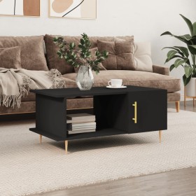 Black plywood coffee table 90x50x40 cm by vidaXL, Coffee table - Ref: Foro24-829477, Price: 45,73 €, Discount: %