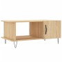 Mesa de centro madera contrachapada roble Sonoma 90x50x40 cm de vidaXL, Mesas de centro - Ref: Foro24-829487, Precio: 56,34 €...