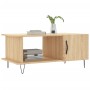 Mesa de centro madera contrachapada roble Sonoma 90x50x40 cm de vidaXL, Mesas de centro - Ref: Foro24-829487, Precio: 56,34 €...