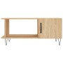 Mesa de centro madera contrachapada roble Sonoma 90x50x40 cm de vidaXL, Mesas de centro - Ref: Foro24-829487, Precio: 56,34 €...