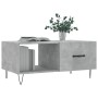 Plywood gray concrete coffee table 90x50x40 cm by vidaXL, Coffee table - Ref: Foro24-829208, Price: 44,99 €, Discount: %