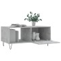 Plywood gray concrete coffee table 90x50x40 cm by vidaXL, Coffee table - Ref: Foro24-829208, Price: 44,99 €, Discount: %