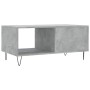 Mesa de centro madera contrachapada gris hormigón 90x50x40 cm de vidaXL, Mesas de centro - Ref: Foro24-829208, Precio: 44,41 ...