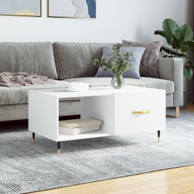 Couchtisch aus weißem Sperrholz, 90 x 50 x 40 cm von vidaXL, Couchtisch - Ref: Foro24-829188, Preis: 46,21 €, Rabatt: %