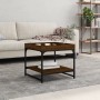 Engineered oak wood coffee table in brown, 49.5x49.5x45 cm by vidaXL, Coffee table - Ref: Foro24-832812, Price: 26,35 €, Disc...