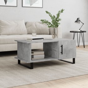 Concrete gray plywood coffee table 90x50x40 cm by vidaXL, Coffee table - Ref: Foro24-829512, Price: 59,41 €, Discount: %