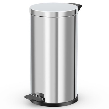 Hailo Solid stainless steel pedal trash can galvanized inner bucket L 18L by Hailo, Garbage cans and trash cans - Ref: Foro24...