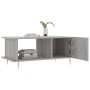 Gray Sonoma plywood coffee table 90x50x40 cm by vidaXL, Coffee table - Ref: Foro24-829482, Price: 45,99 €, Discount: %