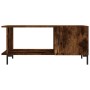 Smoked oak plywood coffee table 90x50x40 cm by vidaXL, Coffee table - Ref: Foro24-829497, Price: 44,53 €, Discount: %