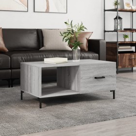 Mesa de centro madera contrachapada gris Sonoma 90x50x40 cm de vidaXL, Mesas de centro - Ref: Foro24-829218, Precio: 49,99 €,...