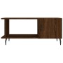 Mesa de centro madera contrachapada roble marrón 90x50x40 cm de vidaXL, Mesas de centro - Ref: Foro24-829507, Precio: 44,55 €...