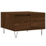 Brown oak plywood coffee table 55x55x36.5 cm by vidaXL, Coffee table - Ref: Foro24-830763, Price: 53,87 €, Discount: %