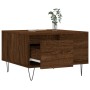 Brown oak plywood coffee table 55x55x36.5 cm by vidaXL, Coffee table - Ref: Foro24-830763, Price: 53,87 €, Discount: %