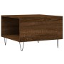 Brown oak plywood coffee table 55x55x36.5 cm by vidaXL, Coffee table - Ref: Foro24-830763, Price: 53,87 €, Discount: %