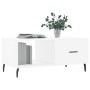 Mesa de centro madera contrachapada blanco 90x50x40 cm de vidaXL, Mesas de centro - Ref: Foro24-829228, Precio: 48,99 €, Desc...