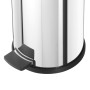 Hailo Trash Can with Pedal Solid Stainless Steel M 12L by Hailo, Garbage cans and trash cans - Ref: Foro24-434075, Price: 55,...