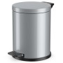 Hailo Pedal Bin Solid Silver Galvanized Inner Bucket M 12L by Hailo, Garbage cans and trash cans - Ref: Foro24-434078, Price:...