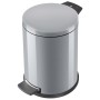 Hailo Pedal Bin Solid Silver Galvanized Inner Bucket M 12L by Hailo, Garbage cans and trash cans - Ref: Foro24-434078, Price:...