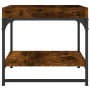 Engineered smoked oak wood coffee table 49.5x49.5x45 cm by vidaXL, Coffee table - Ref: Foro24-832810, Price: 34,62 €, Discoun...