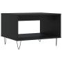 Black engineered wood coffee table 60x50x40 cm by vidaXL, Coffee table - Ref: Foro24-829253, Price: 43,11 €, Discount: %