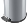 Hailo Pedal Bin Solid Silver Galvanized Inner Bucket M 12L by Hailo, Garbage cans and trash cans - Ref: Foro24-434078, Price:...