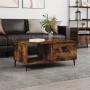 Smoked oak plywood coffee table 90x50x40 cm by vidaXL, Coffee table - Ref: Foro24-829233, Price: 44,52 €, Discount: %