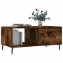 Smoked oak plywood coffee table 90x50x40 cm by vidaXL, Coffee table - Ref: Foro24-829233, Price: 44,52 €, Discount: %