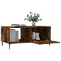 Smoked oak plywood coffee table 90x50x40 cm by vidaXL, Coffee table - Ref: Foro24-829233, Price: 44,52 €, Discount: %