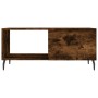 Smoked oak plywood coffee table 90x50x40 cm by vidaXL, Coffee table - Ref: Foro24-829233, Price: 44,52 €, Discount: %