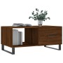 Mesa de centro madera contrachapada roble marrón 90x50x40 cm de vidaXL, Mesas de centro - Ref: Foro24-829243, Precio: 48,82 €...