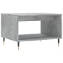 Engineered wood gray concrete coffee table 60x50x40 cm by vidaXL, Coffee table - Ref: Foro24-829248, Price: 40,96 €, Discount: %