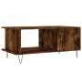 Smoked oak plywood coffee table 90x50x40 cm by vidaXL, Coffee table - Ref: Foro24-829489, Price: 55,33 €, Discount: %