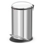 Hailo Harmony stainless steel pedal bin M 12L by Hailo, Garbage cans and trash cans - Ref: Foro24-434065, Price: 90,50 €, Dis...