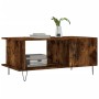 Smoked oak plywood coffee table 90x50x40 cm by vidaXL, Coffee table - Ref: Foro24-829489, Price: 55,33 €, Discount: %