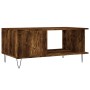 Smoked oak plywood coffee table 90x50x40 cm by vidaXL, Coffee table - Ref: Foro24-829489, Price: 55,33 €, Discount: %