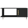 Black plywood coffee table 90x50x40 cm by vidaXL, Coffee table - Ref: Foro24-829469, Price: 45,57 €, Discount: %